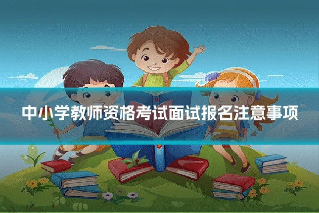 中小学教师资格考试面试报名注意事项