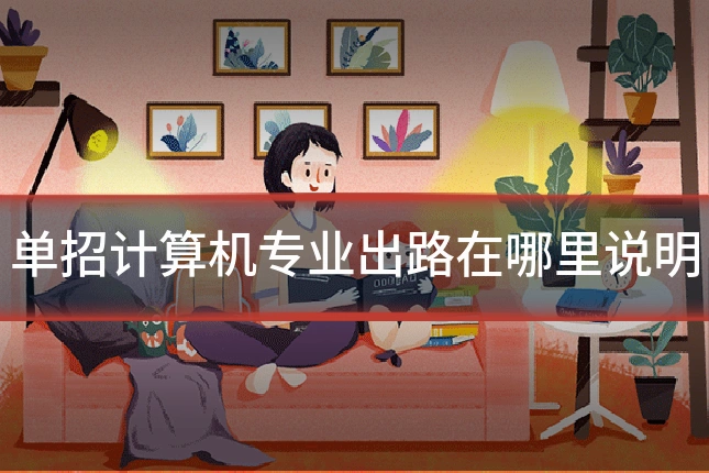 单招计算机专业出路在哪里说明