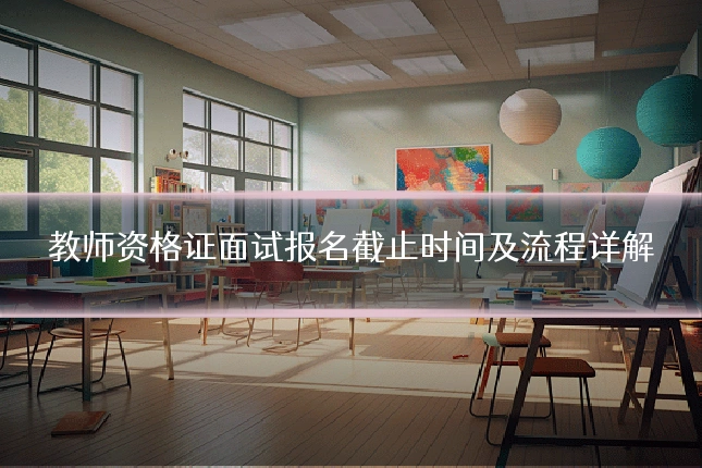 教师资格证面试报名截止时间及流程详解