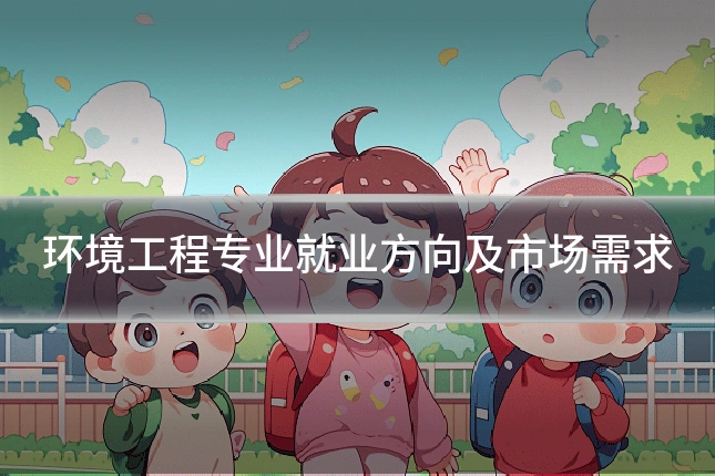 环境工程专业就业方向及市场需求