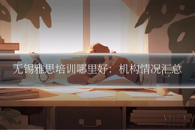 无锡雅思培训哪里好:机构情况汇总