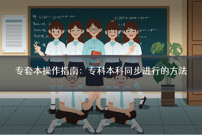 专套本操作指南:专科本科同步进行的方法
