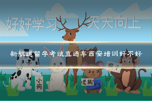新航道留学考试直通车西安培训好不好