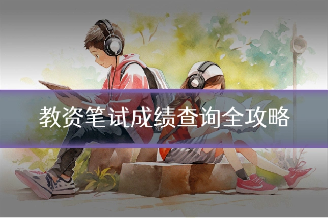 教资笔试成绩查询全攻略