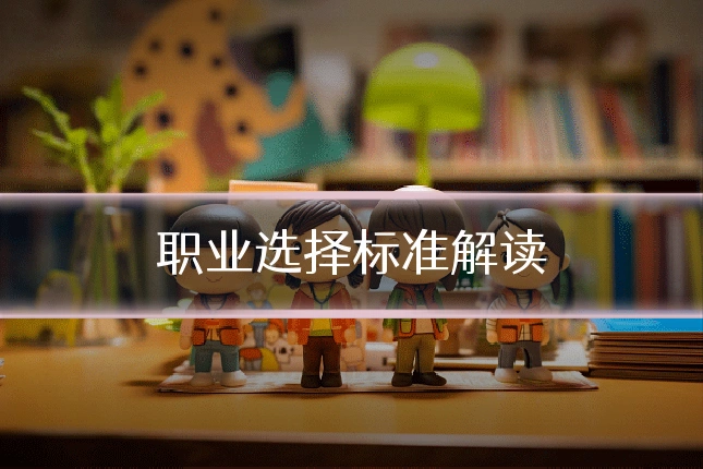 职业选择标准解读