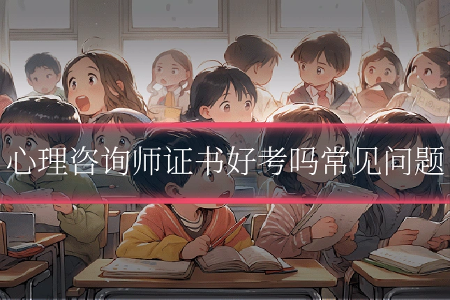 心理咨询师证书好考吗常见问题