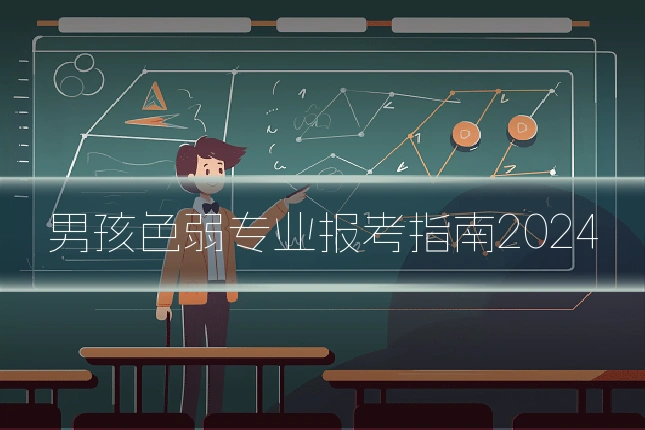 男孩色弱专业报考指南2024