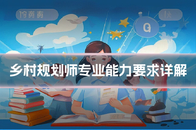 乡村规划师专业能力要求详解
