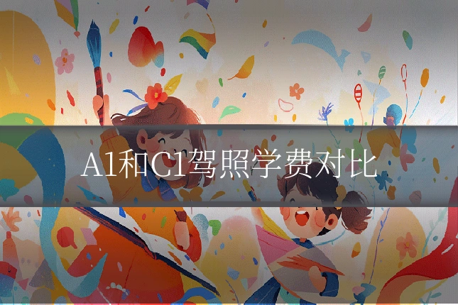 A1和C1驾照学费对比