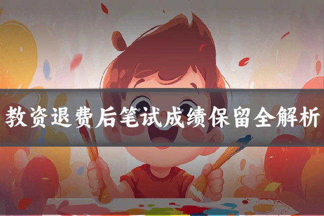 教资退费后笔试成绩保留全解析