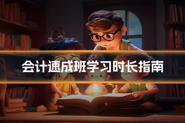会计速成班学习时长指南