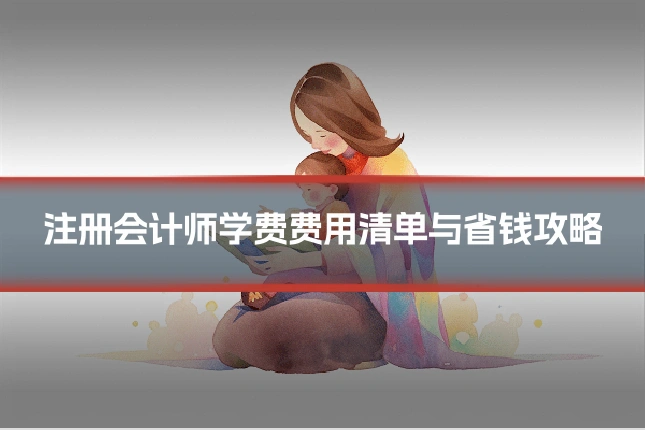 注册会计师学费费用清单与省钱攻略