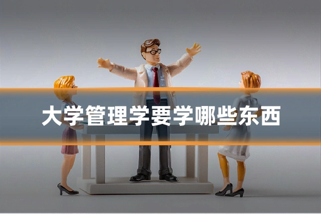 大学管理学要学哪些东西