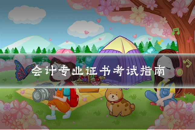 会计专业证书考试指南