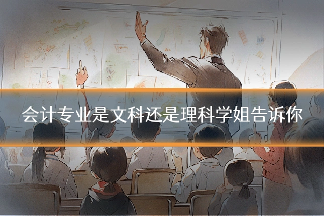 会计专业是文科还是理科学姐告诉你