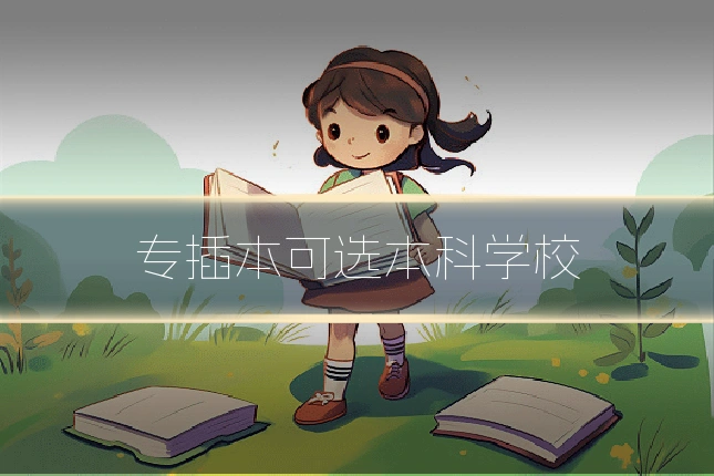 专插本可选本科学校