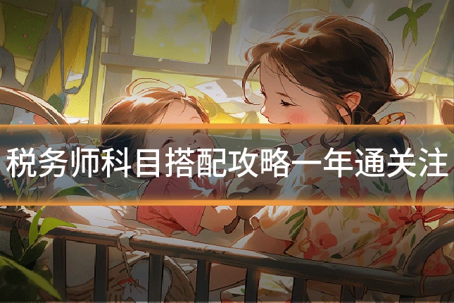 税务师科目搭配攻略一年通关注