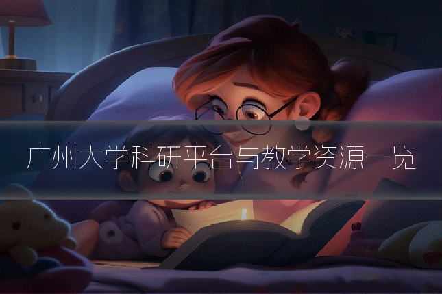 广州大学科研平台与教学资源一览