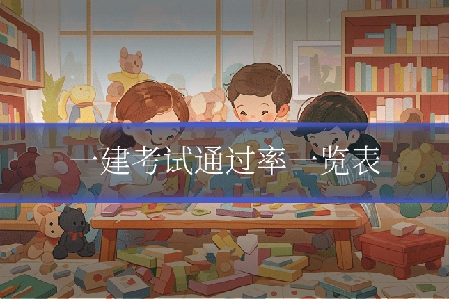 一建考试通过率一览表