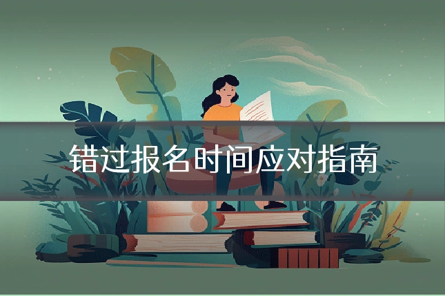 错过报名时间应对指南