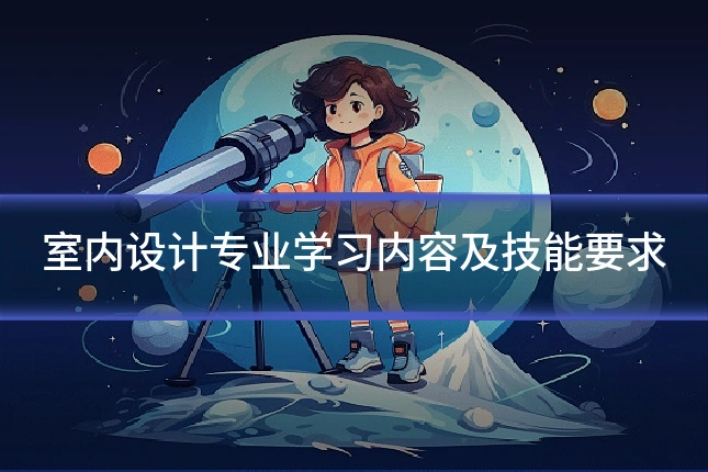 室内设计专业学习内容及技能要求