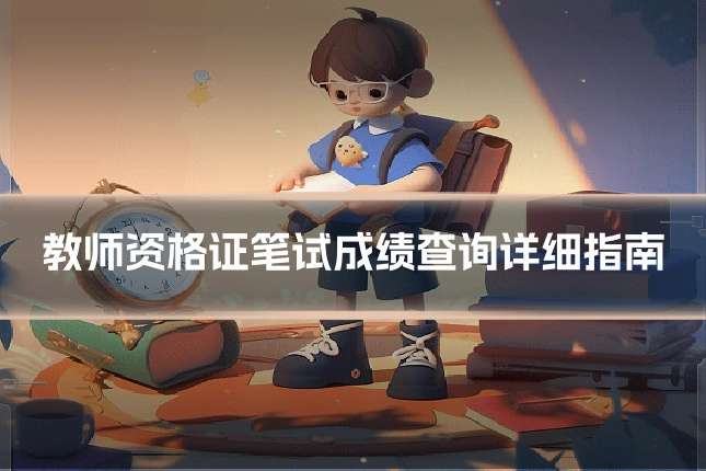 教师资格证笔试成绩查询详细指南