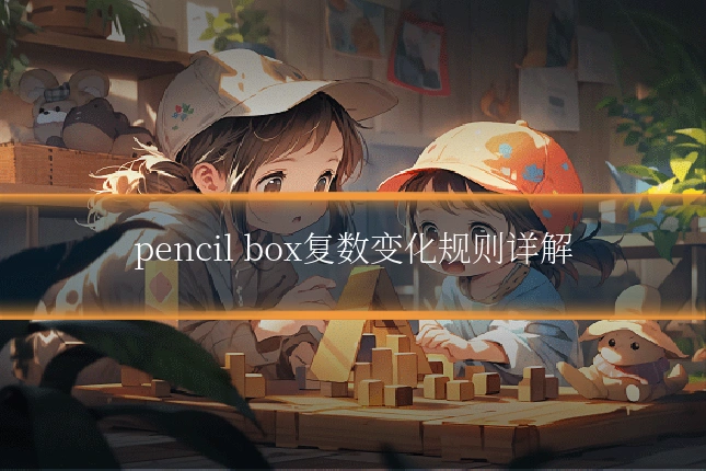 pencil box复数变化规则详解