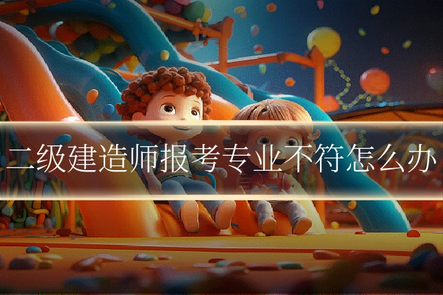 二级建造师报考专业不符怎么办