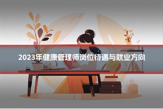 2023年健康管理师岗位待遇与就业方向