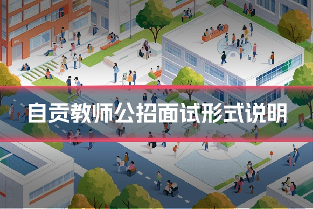 自贡教师公招面试形式说明