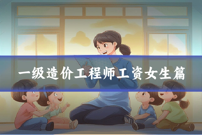 一级造价工程师工资女生篇