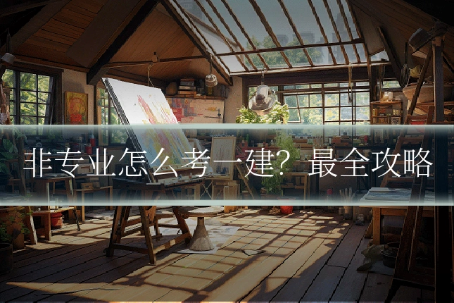 非专业怎么考一建?最全攻略
