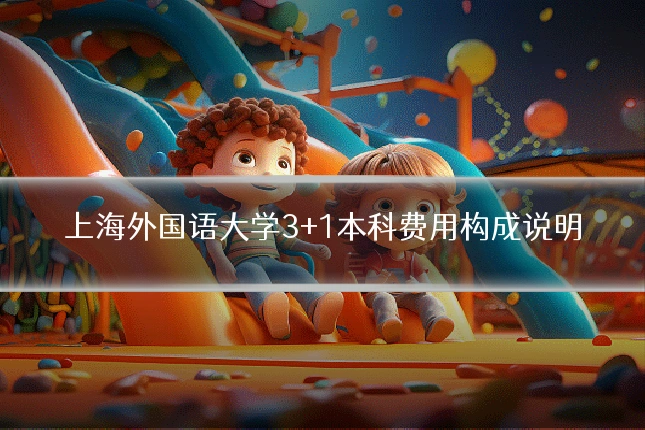 上海外国语大学3+1本科费用构成说明