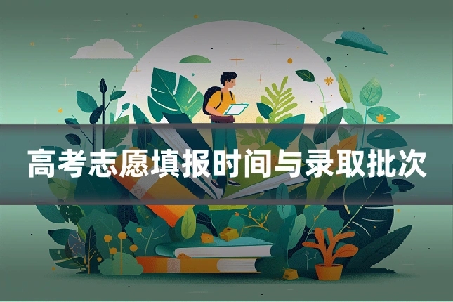 高考志愿填报时间与录取批次