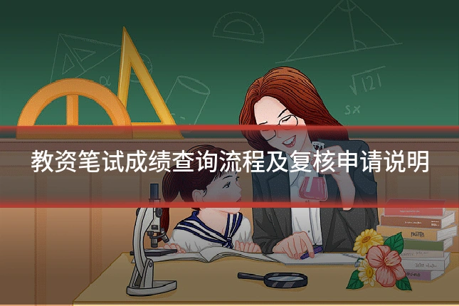 教资笔试成绩查询流程及复核申请说明