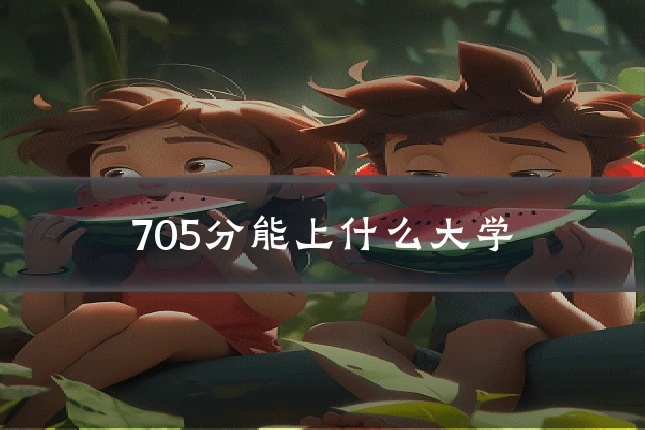 705分能上什么大学