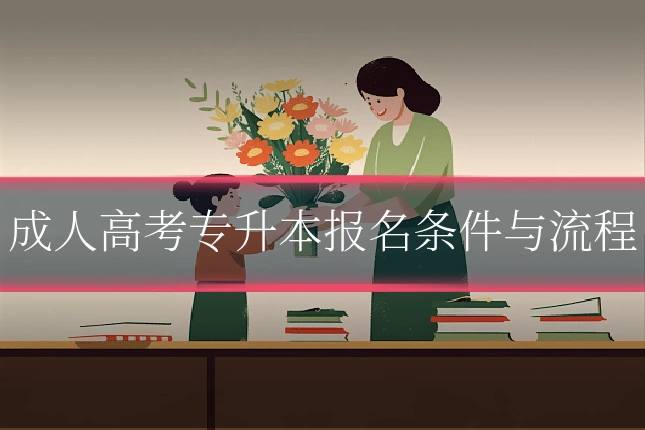 成人高考专升本报名条件与流程