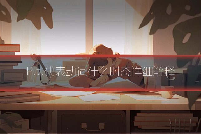 P.t.代表动词什么时态详细解释