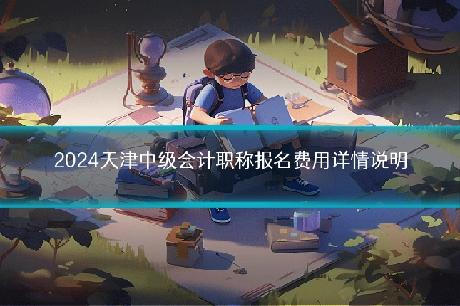 2024天津中级会计职称报名费用详情说明
