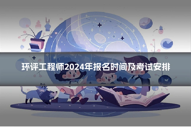 环评工程师2024年报名时间及考试安排