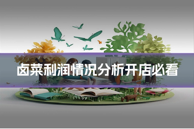 卤菜利润情况分析开店必看