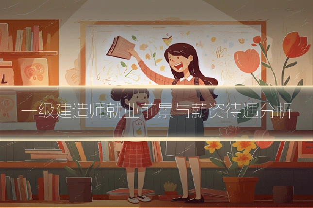 一级建造师就业前景与薪资待遇分析