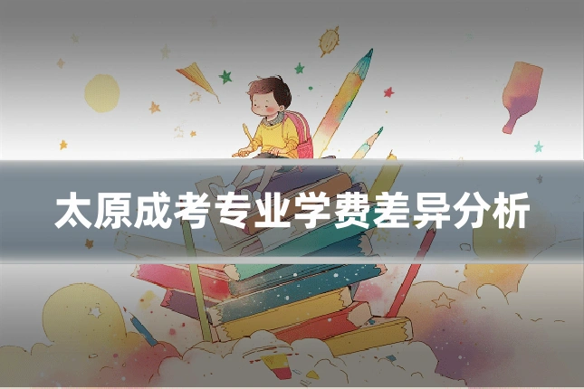 太原成考专业学费差异分析