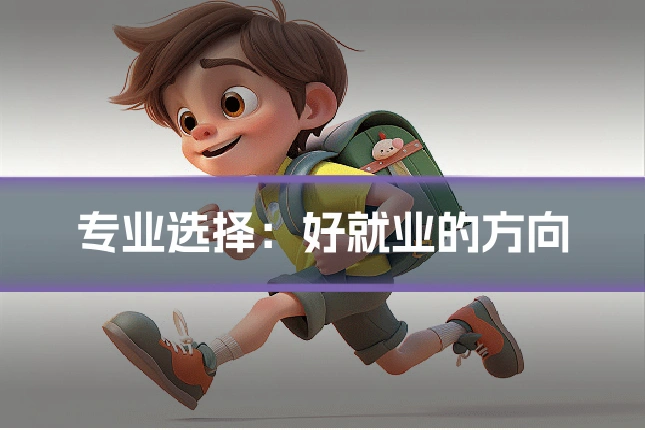 专业选择:好就业的方向