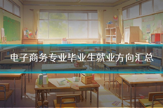 电子商务专业毕业生就业方向汇总