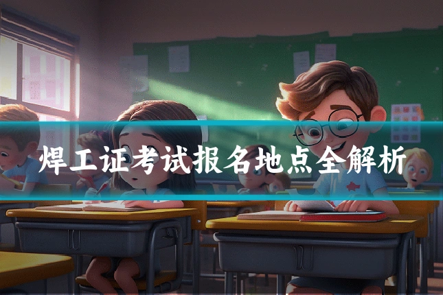 焊工证考试报名地点全解析
