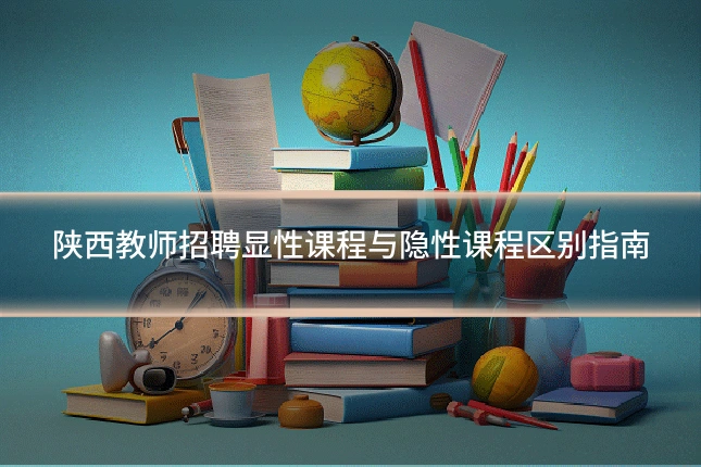陕西教师招聘显性课程与隐性课程区别指南