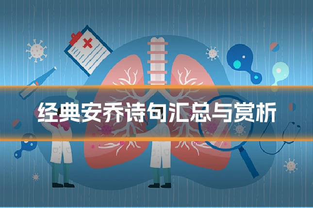经典安乔诗句汇总与赏析
