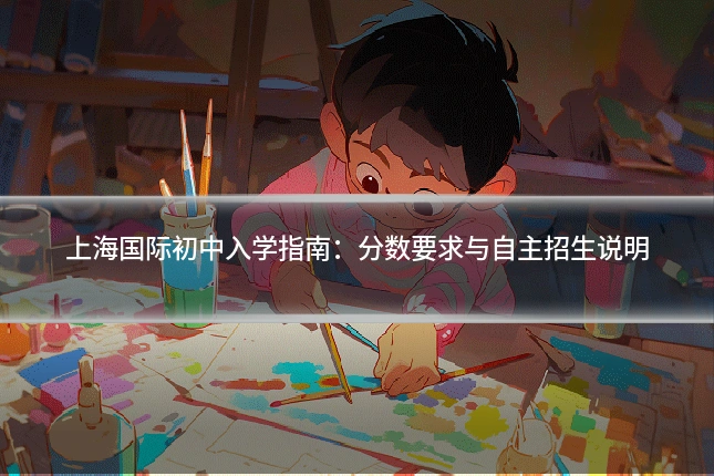 上海国际初中入学指南:分数要求与自主招生说明
