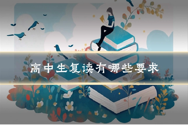 高中生复读有哪些要求